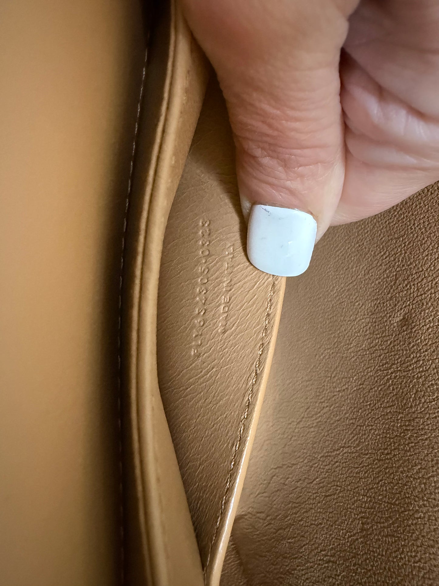 Saint Laurent solferino borsa a spalla in rafia beige con profili marrone