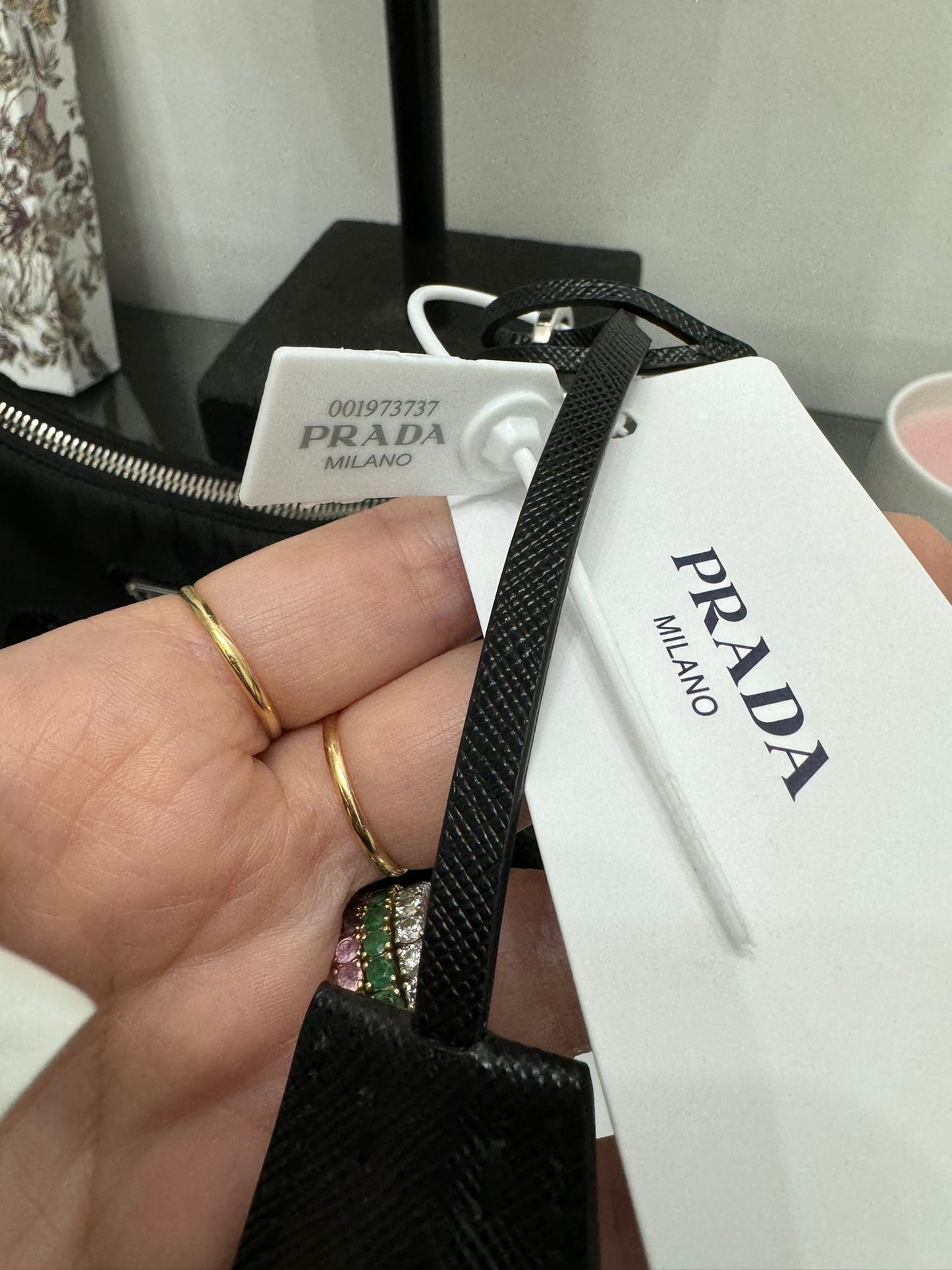 Borsa a spalla Re-Edition 2005 nylon e paillettes