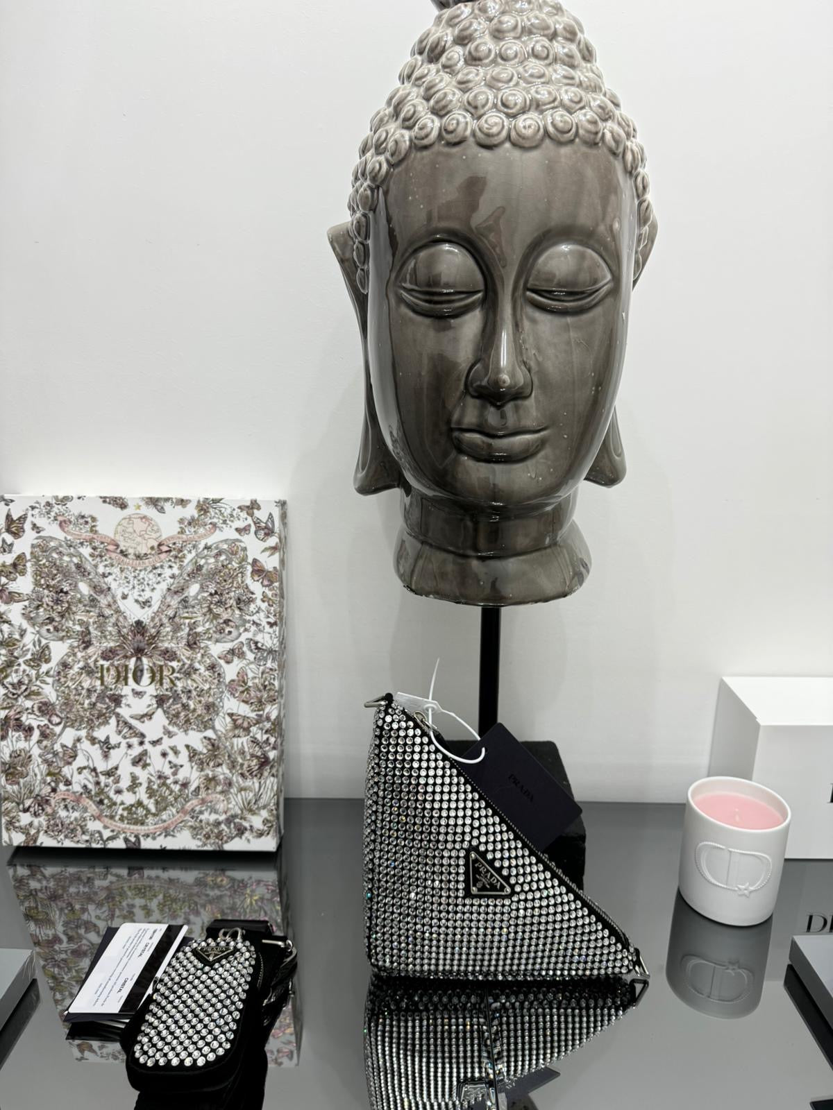 Borsa A Tracolla Triangolare crystal