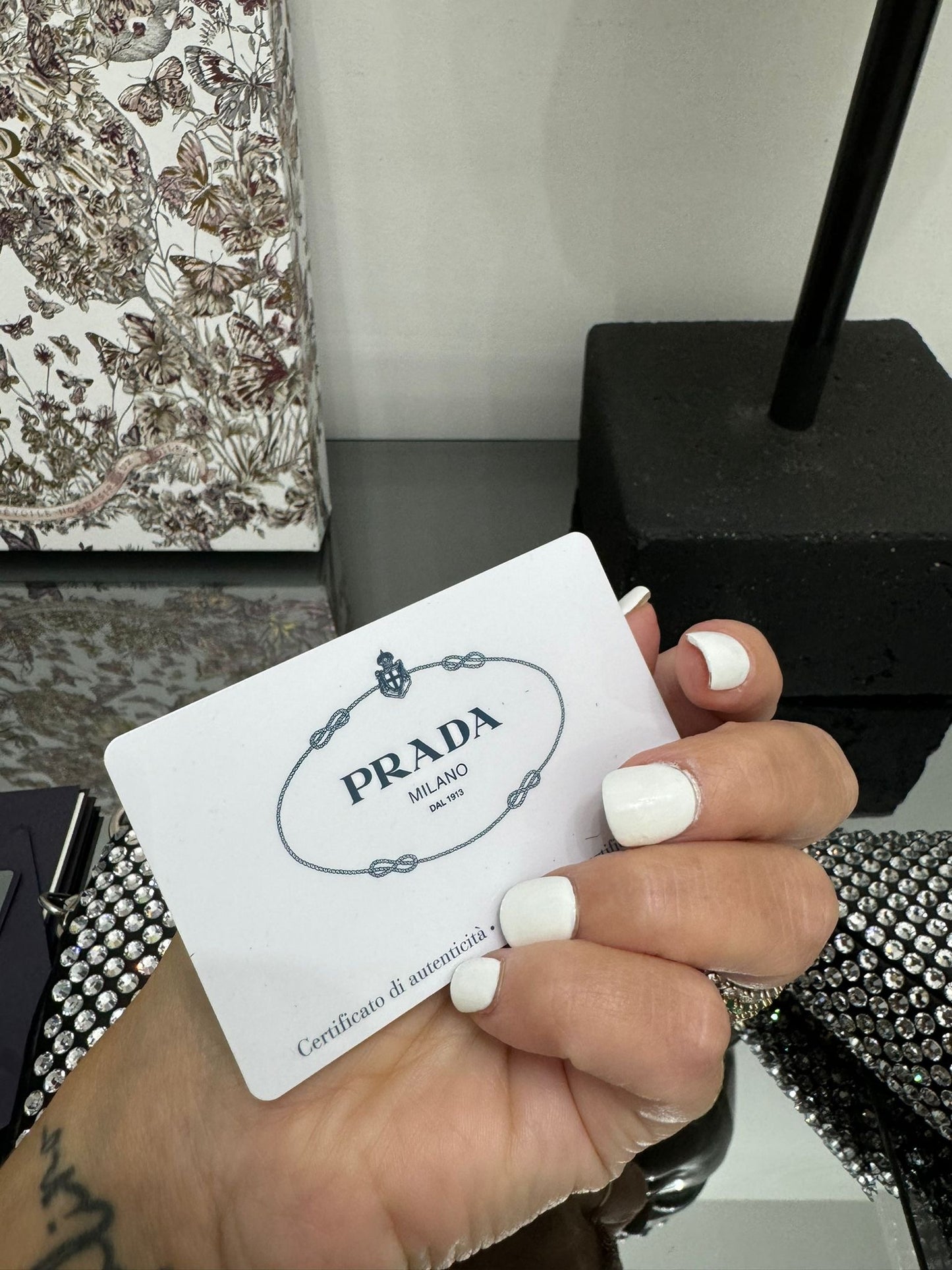 Borsa A Tracolla Triangolare crystal