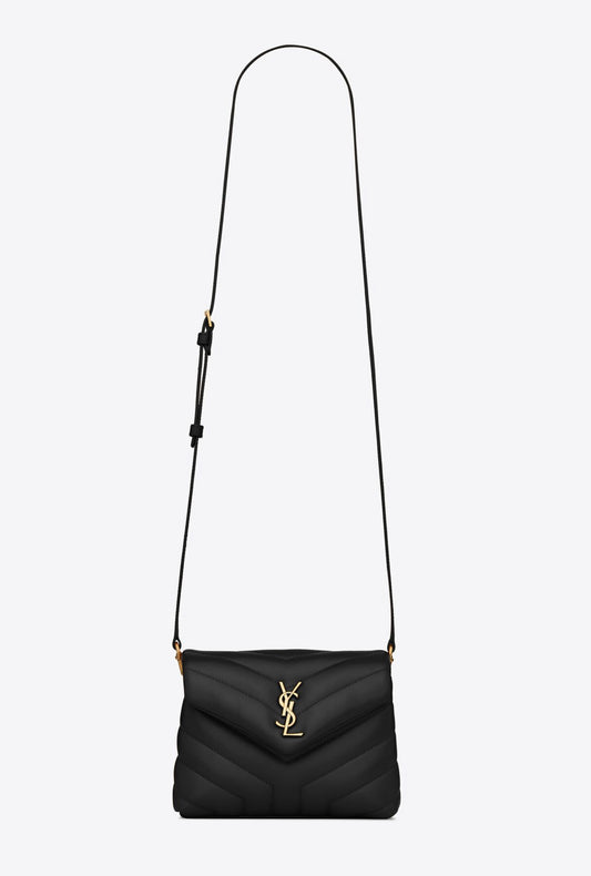 SAINT LAURENT BORSA LOULOU TOY IN PELLE TRAPUNTATA A “Y”