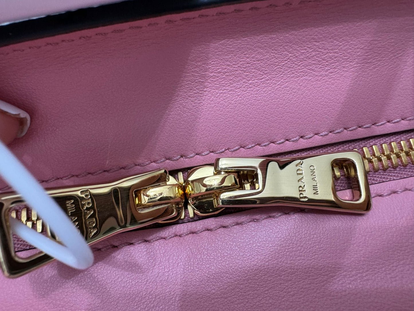 PETAL PINK SAFFIANO CUIR HANDBAG
